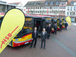 Neue Busse auf dem Freiheitsplatz Neue Busse auf dem Freiheitsplatz