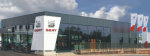 So wie dieses Seat-Ausstellungsgebäude in Aschaffenburg, wird auch das neue Gebäude an der August-Sunkel-Str. 1 aussehen. So wie dieses Seat-Ausstellungsgebäude in Aschaffenburg, wird auch das neue Gebäude an der August-Sunkel-Str. 1 aussehen.