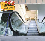 Rolltreppe Foto: Räcker Rolltreppe Foto: Räcker