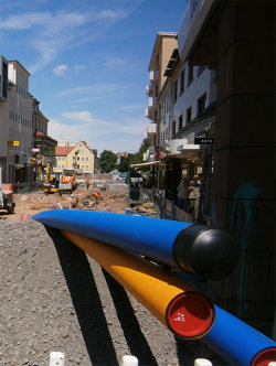 Rohre in der Hammerstraße Rohre in der Hammerstraße