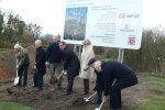 Spatenstich für die archäologischen Ausgrabungen am Salisweg Spatenstich für die archäologischen Ausgrabungen am Salisweg